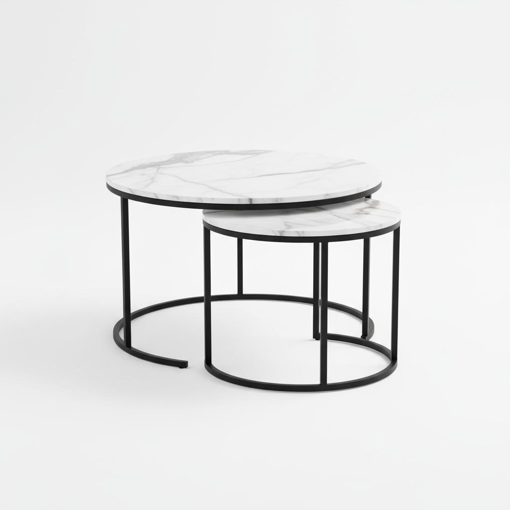 Nesting Coffee Table Set of 2