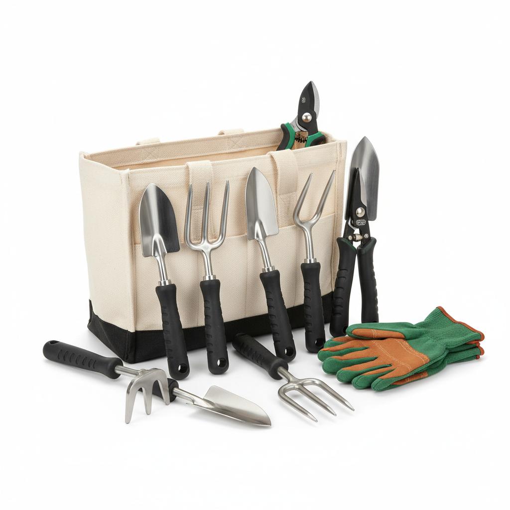 Garden Tool Set 8-Piece Stainless